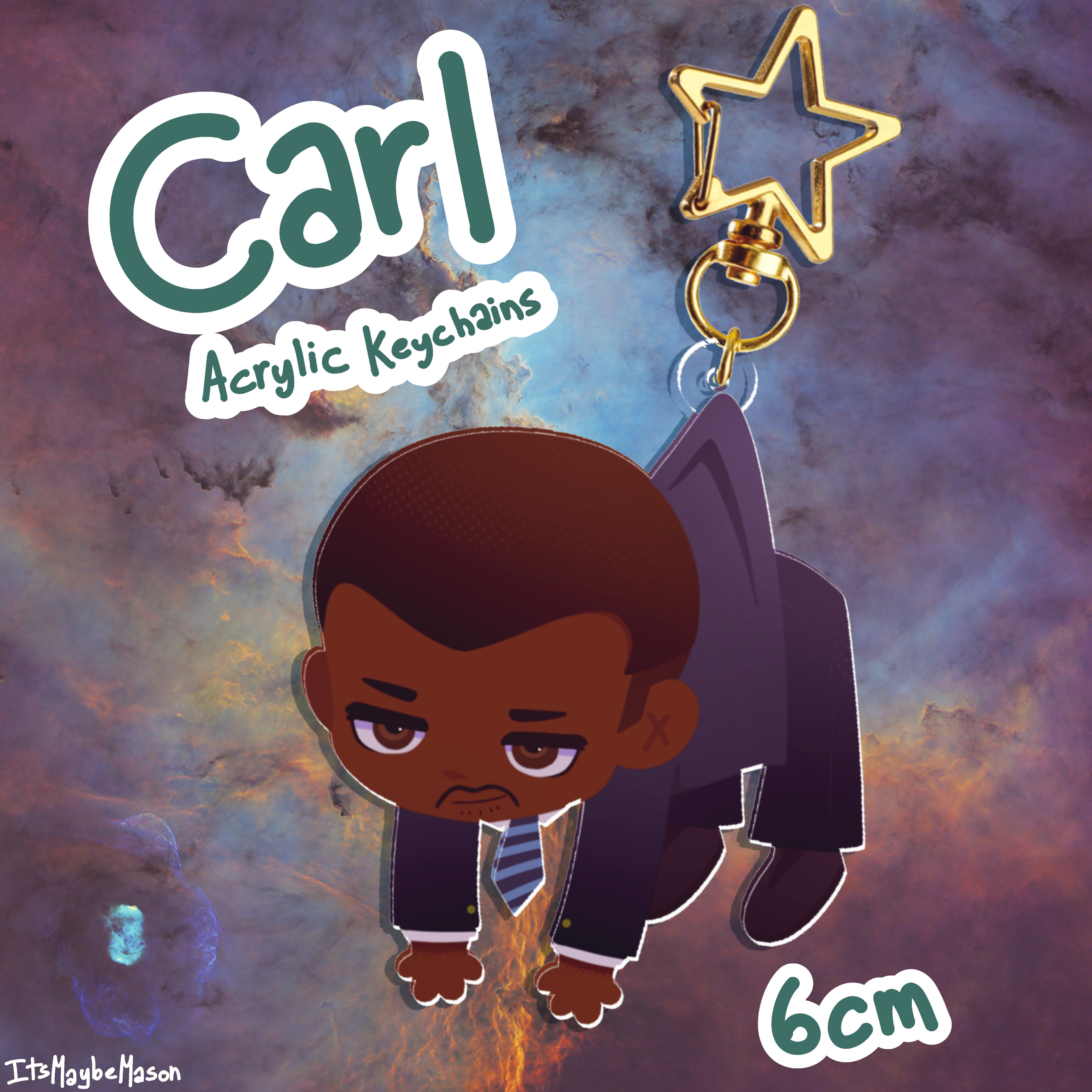 Carl Project Hail Mary Acrylic Keychain