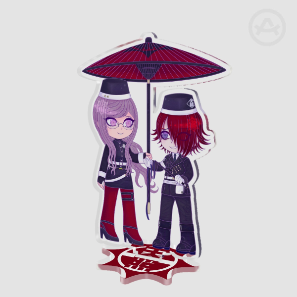 Master Detective Archives: Rain Code Yomi Hellsmile & Martina Electro Clear Acrylic Standees