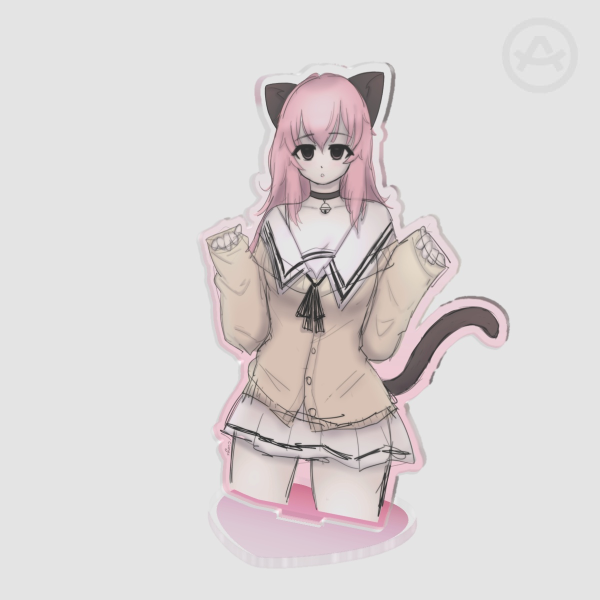 Kitty Aoi Mukou Totono Acrylic Standees