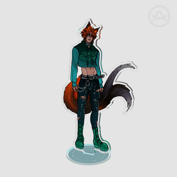 Fox Clear Acrylic Standee