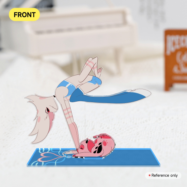 Crane Pose Angel Dust Yoga Acrylic Standee