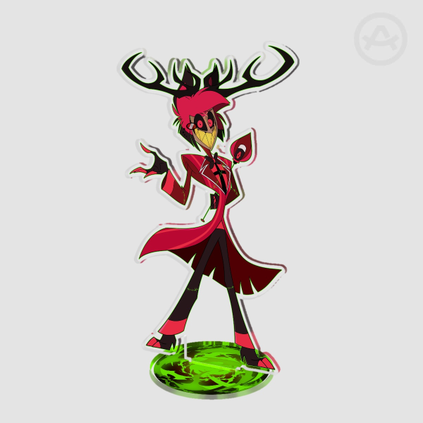 Demon Alastor- Hazbin Hotel Acrylic Standee