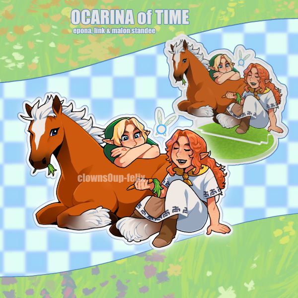 🐴 Epona, Link and Malon Standee