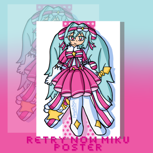 Retry Now Miku Poster