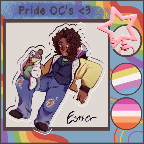 Esther Pride Keychain