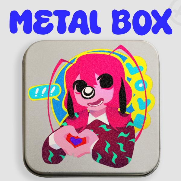 Clair Metal Sticker Box