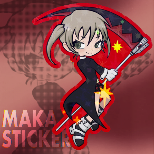 MAKA ALBARN STICKER (SOUL EATER)