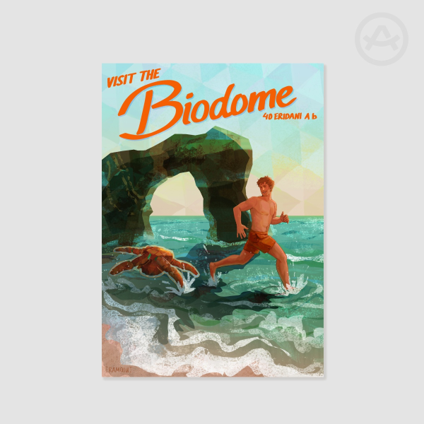 (A4 Print) Biodome Beach