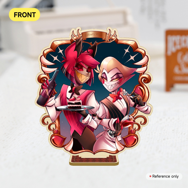 RadioApple Cafe Wood Standee