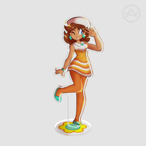 ⋆˙⟡ Daisy "Vacation" - Acrylic Standee - Mario Kart World ⋆˙⟡