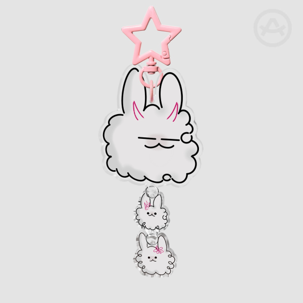 THE DUST BUNNIES KEYCHAIN