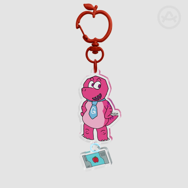 Gobbles Gameoverse Fanart Keychain With Charm