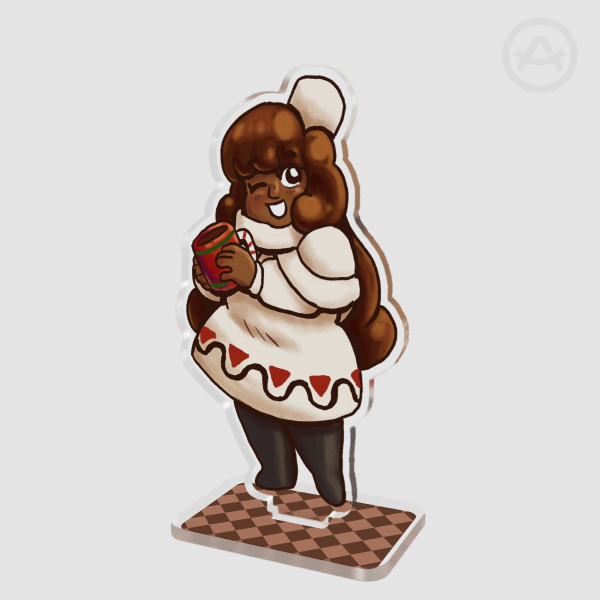 Cookie Run Cocoa Cookie Clear Acrylic Standees