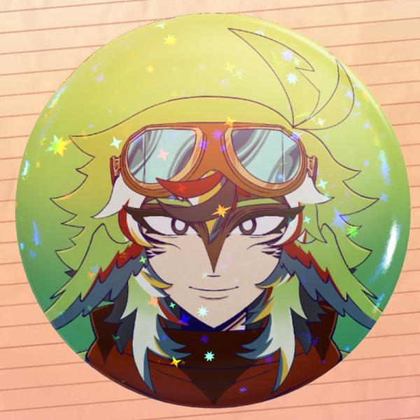 Parrotx2 sparkly badge - Unstable SMP