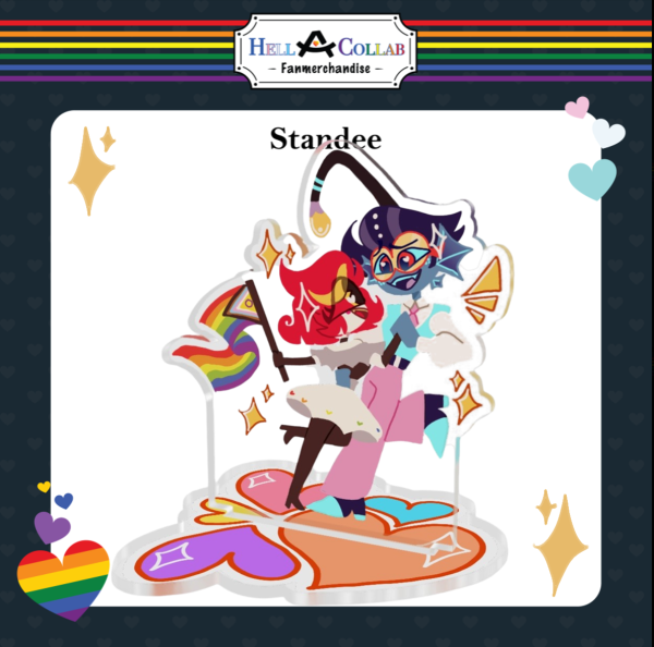MADMAID Standee (Niffty x Baxter) || Hell-a-Collab Pride Collection Hazbin Hotel