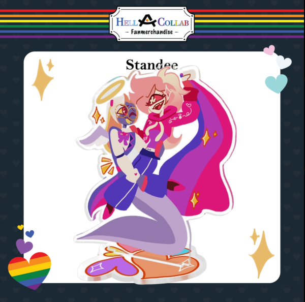 CHERRISNAKE (Sir Pentious x Cherri Bomb) Standee || Hell-a-Collab Pride Collection Hazbin Hotel