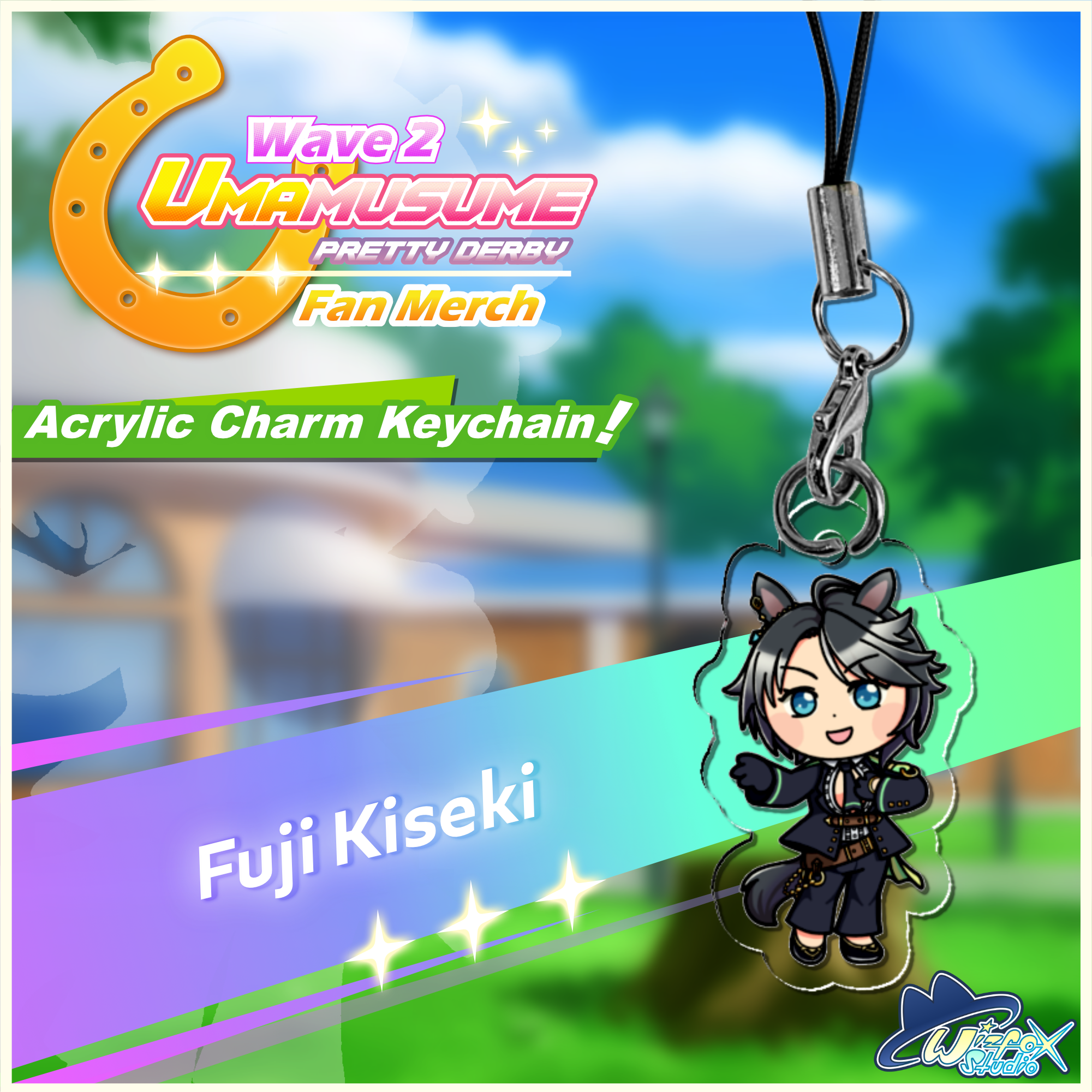 [Umamusume] Fuji Kiseki Acrylic Charm Keychain