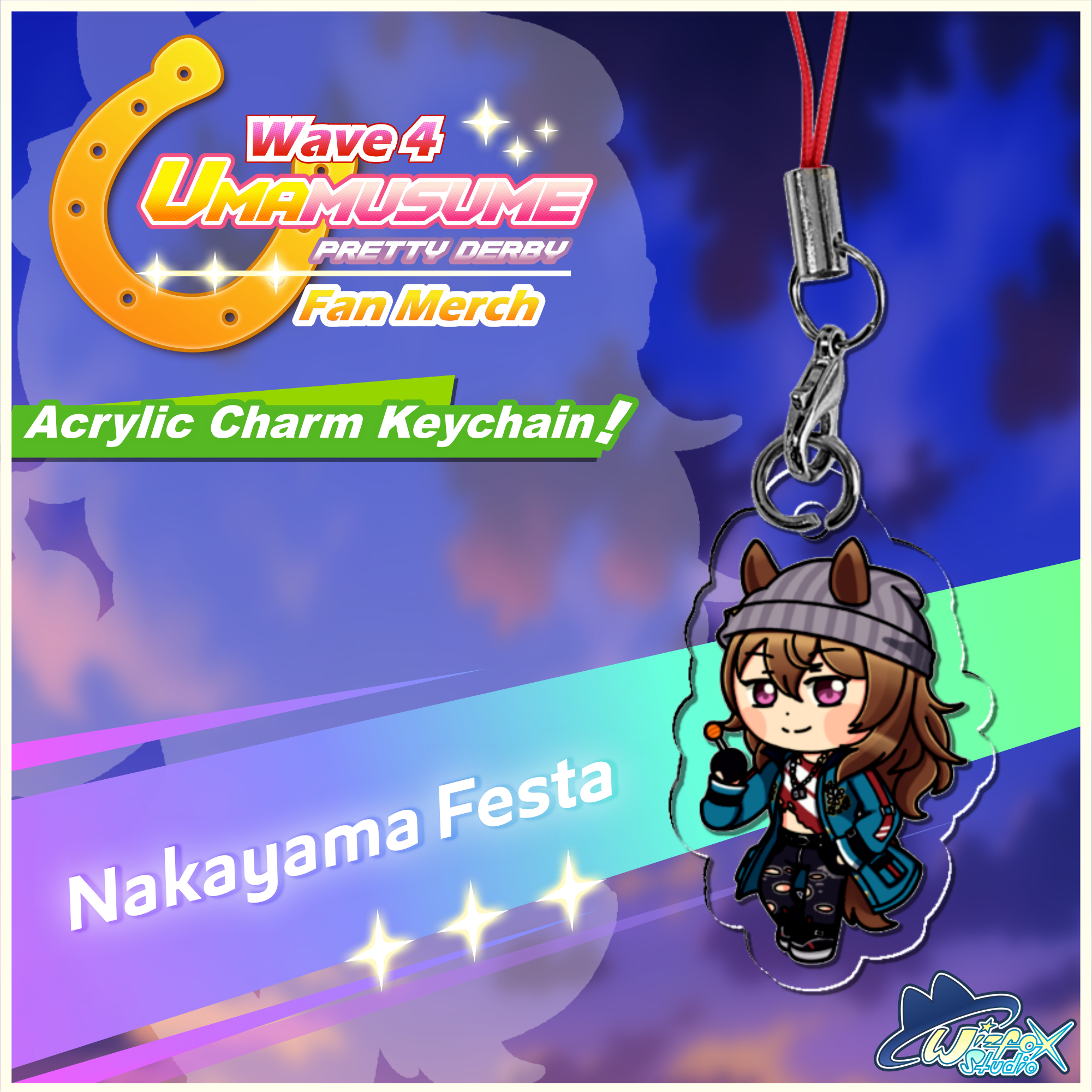 [Umamusume] Nakayama Festa Acrylic Charm Keychain