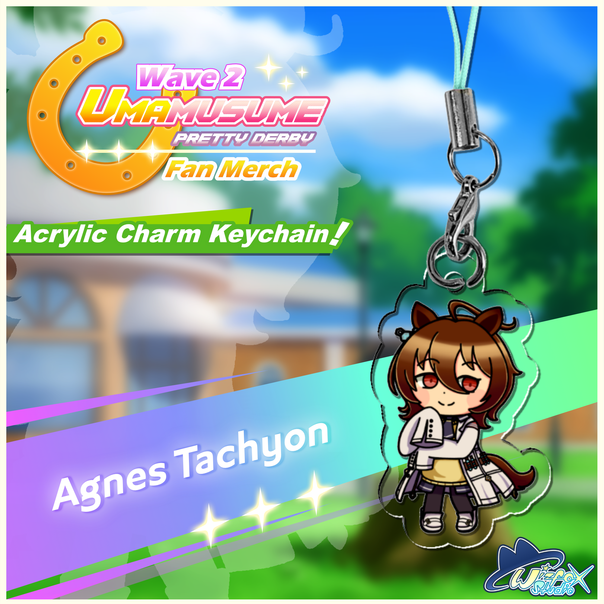 [Umamusume] Agnes Tachyon Acrylic Charm Keychain