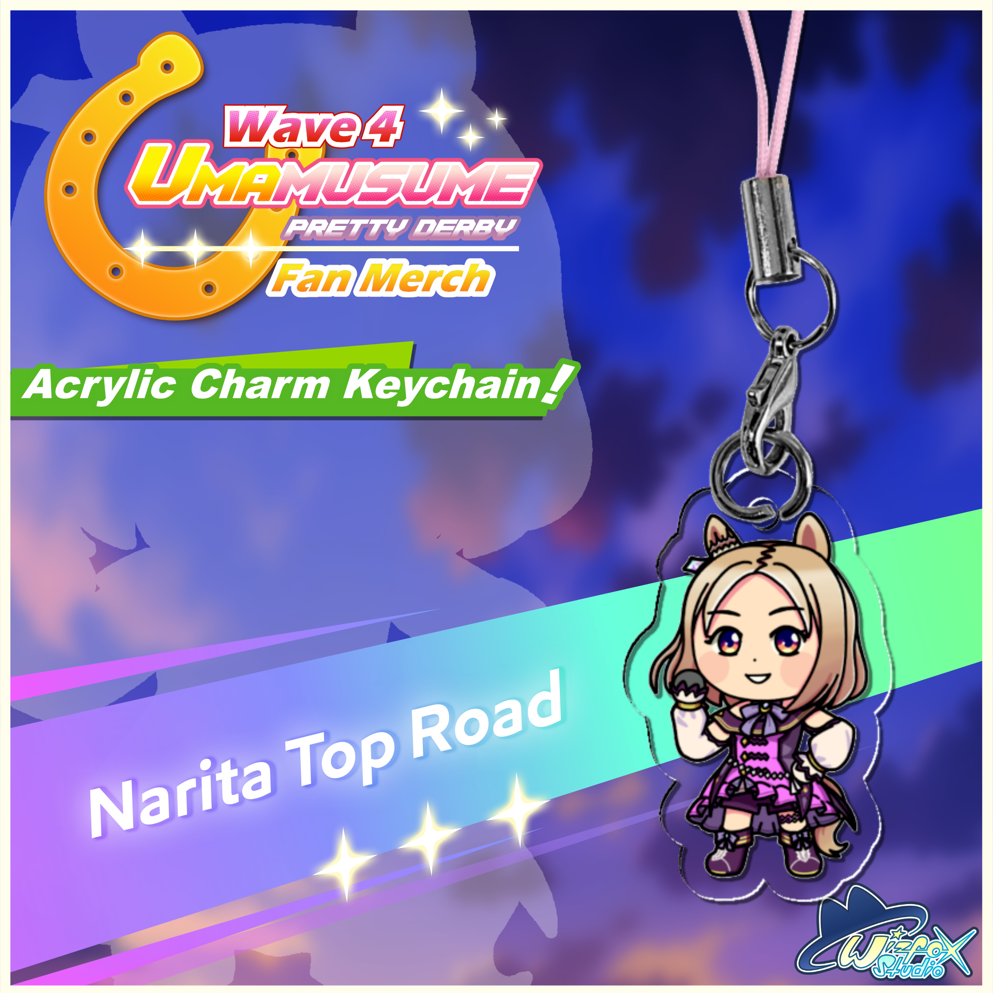 [Umamusume] Narita Top Road Acrylic Charm Keychain