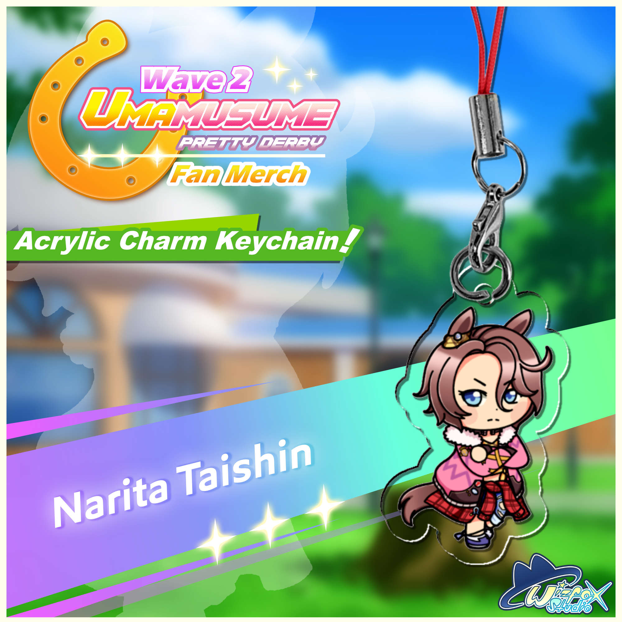 [Umamusume] Narita Taishin Acrylic Charm Keychain