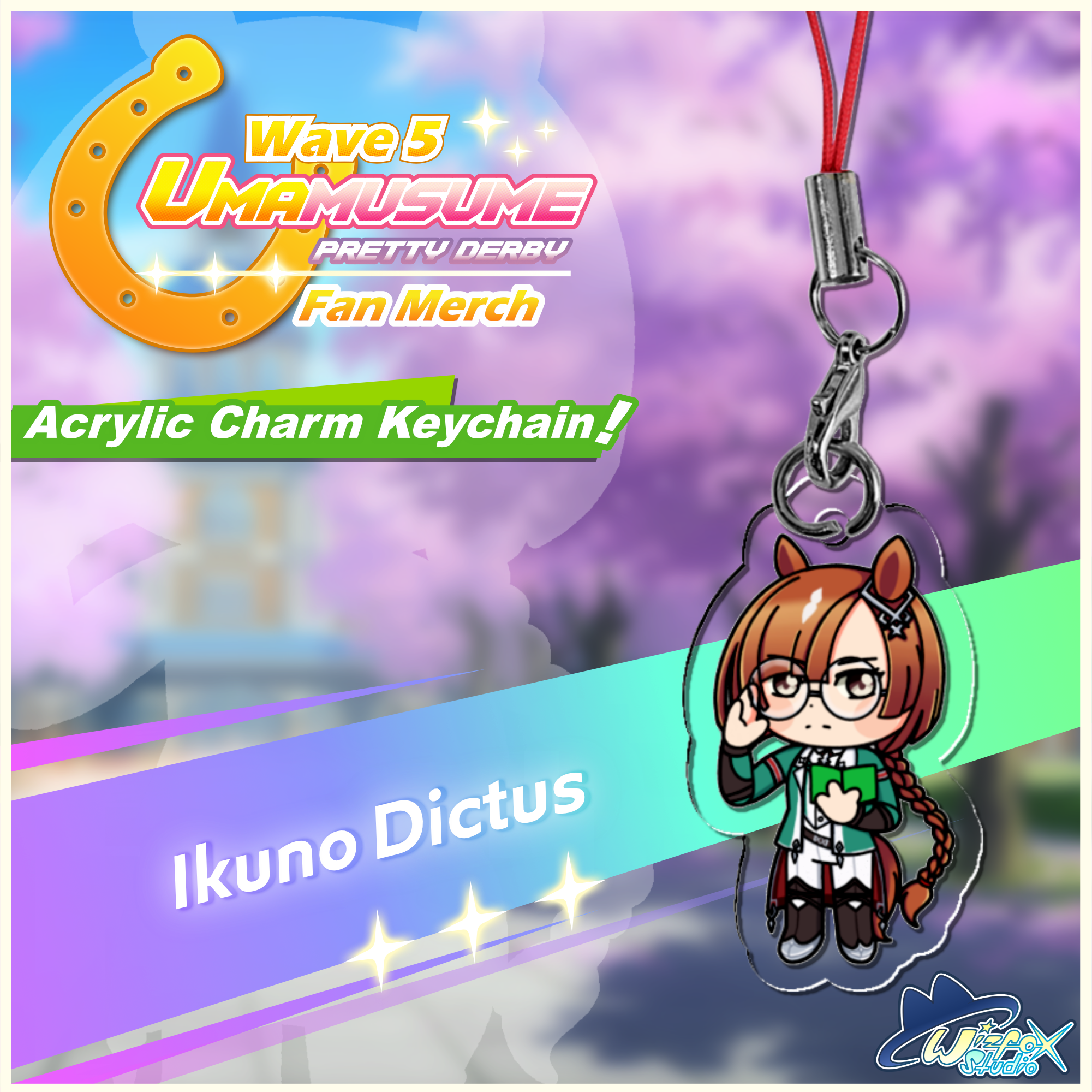 [Umamusume] Ikuno Dictus Acrylic Charm Keychain