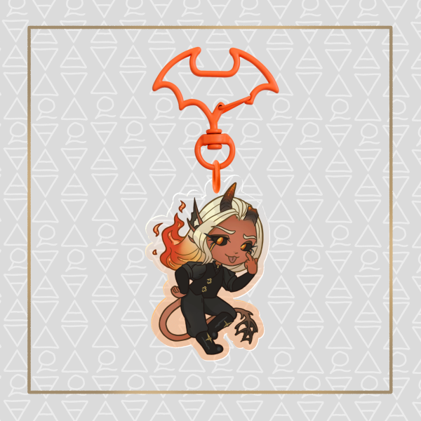 Dewdrop Ghoul Acrylic Keychain