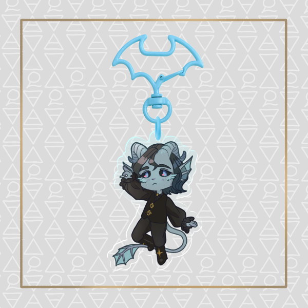 Rain Ghoul Acrylic Keychain