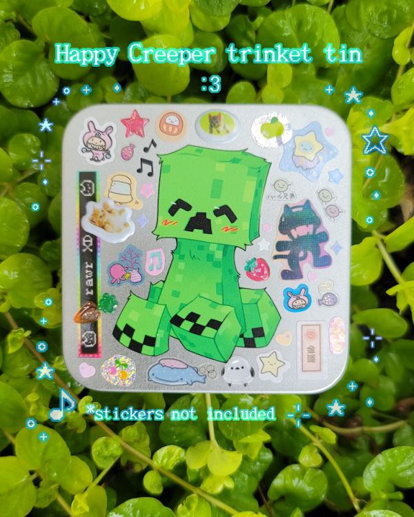 Happy Creeper Trinket Tin