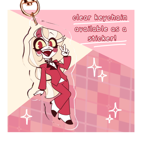 Charlie Hazbin Hotel keychain