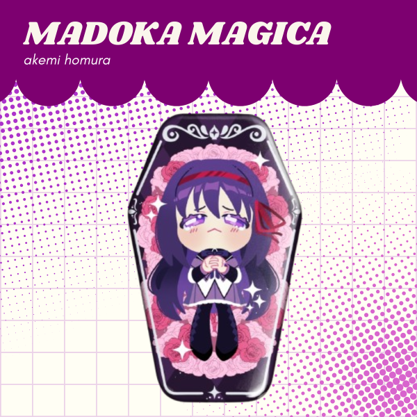 [Puella Magi Madoka Magica] Homura Akemi Coffin Badge