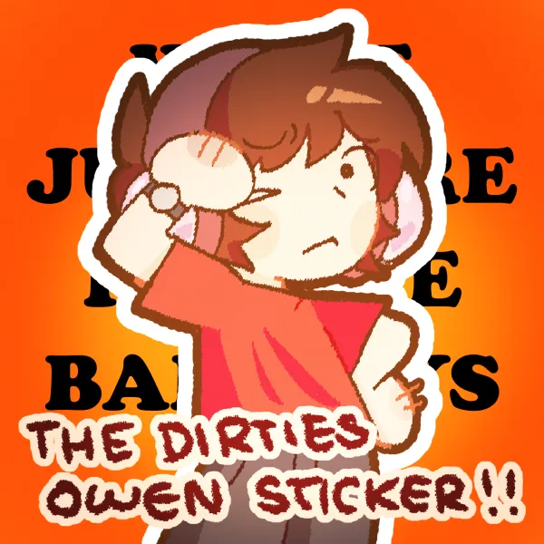 THE DIRTIES owen sticker