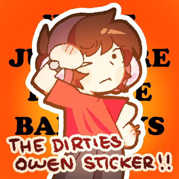 THE DIRTIES owen sticker