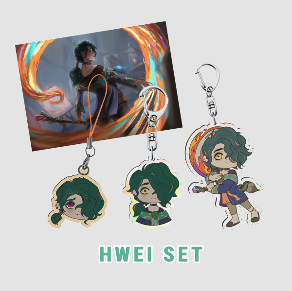 Base Hwei Keychain set
