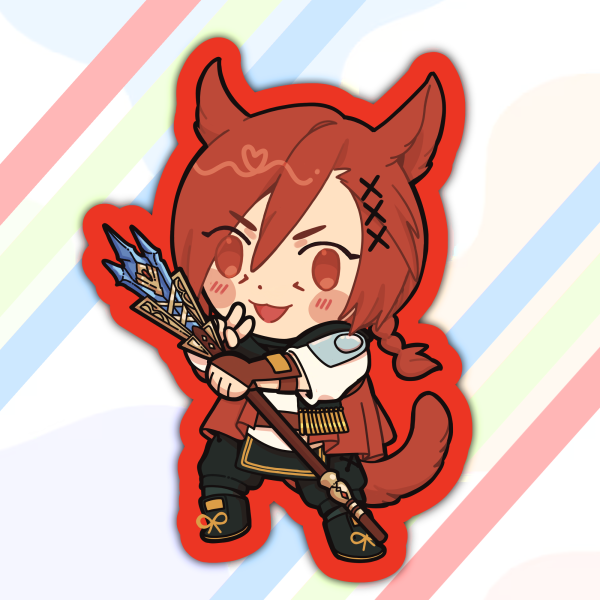 FFXIV Scion G'raha Tia Sticker (5cm)
