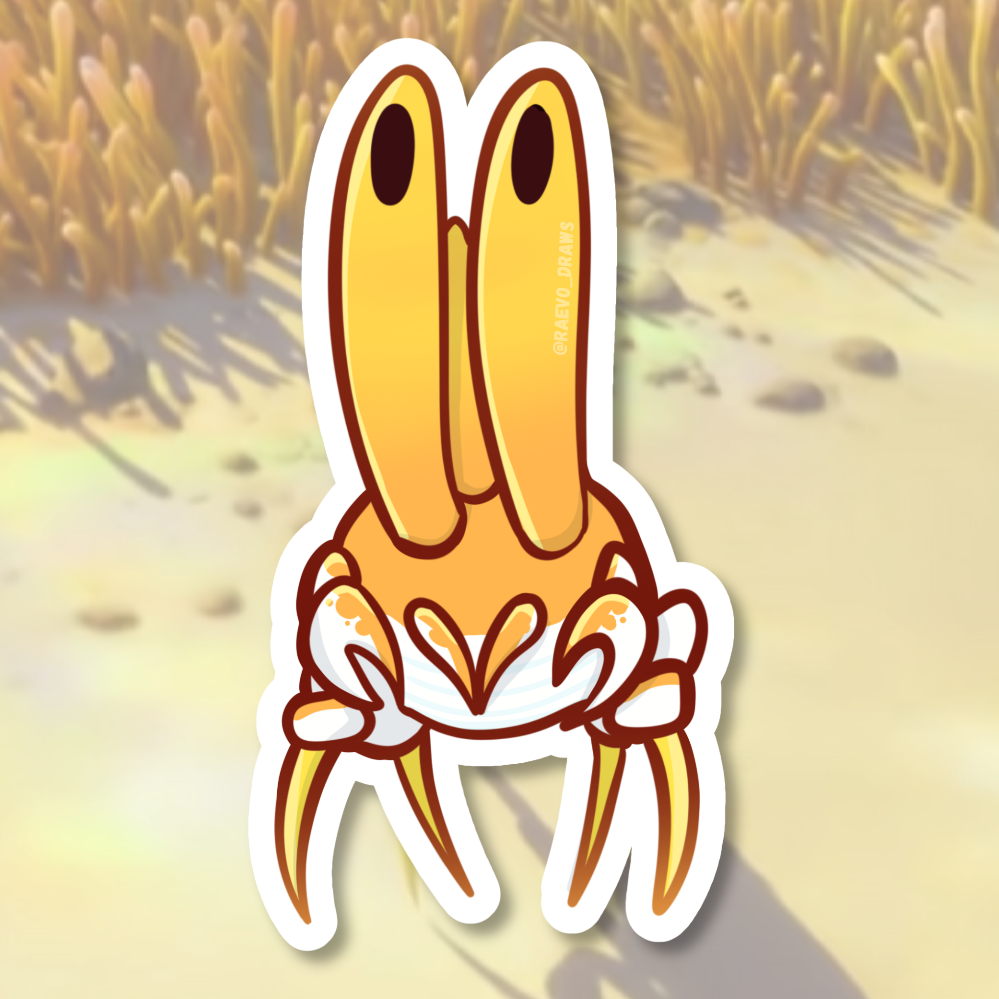Subnautica 2: Periscopic Clowncrab Sticker II