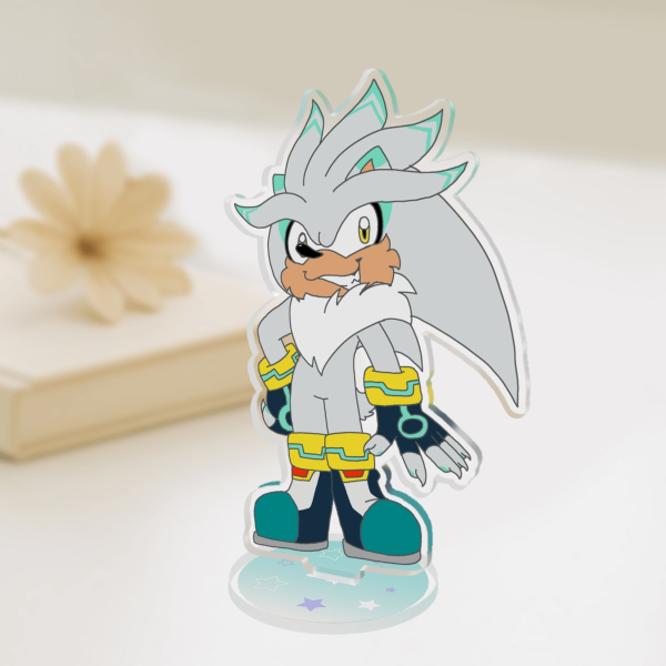 Silver The Hedgehog-Acrylic Standee