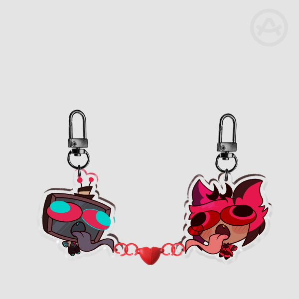 Hazbin Hotel Sparksduo connecting charms