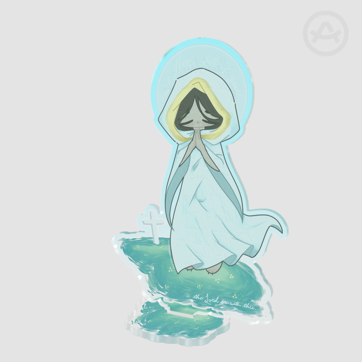 Mama Mary Praying - Hail Mary Prayer Acrylic Standee