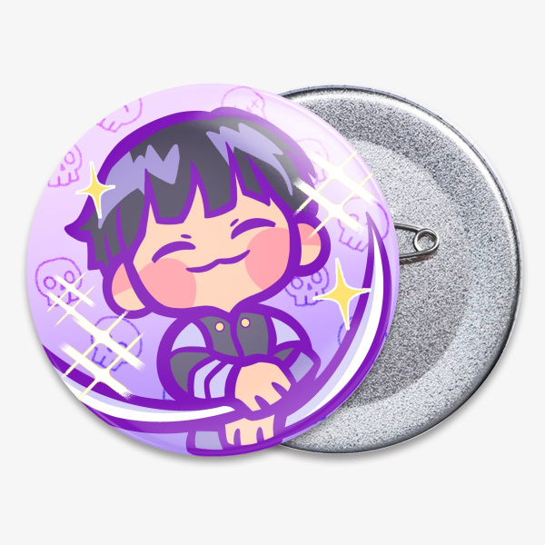 Glossy Badge Button Pin - Soshiro Hoshina - Kaijuu No 8 Anime
