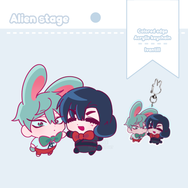 Alienstage | Ivantill Colored Edge Acrylic Keychains