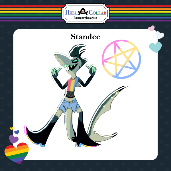 Chaz-Standee-Hellacollab Pride Collection
