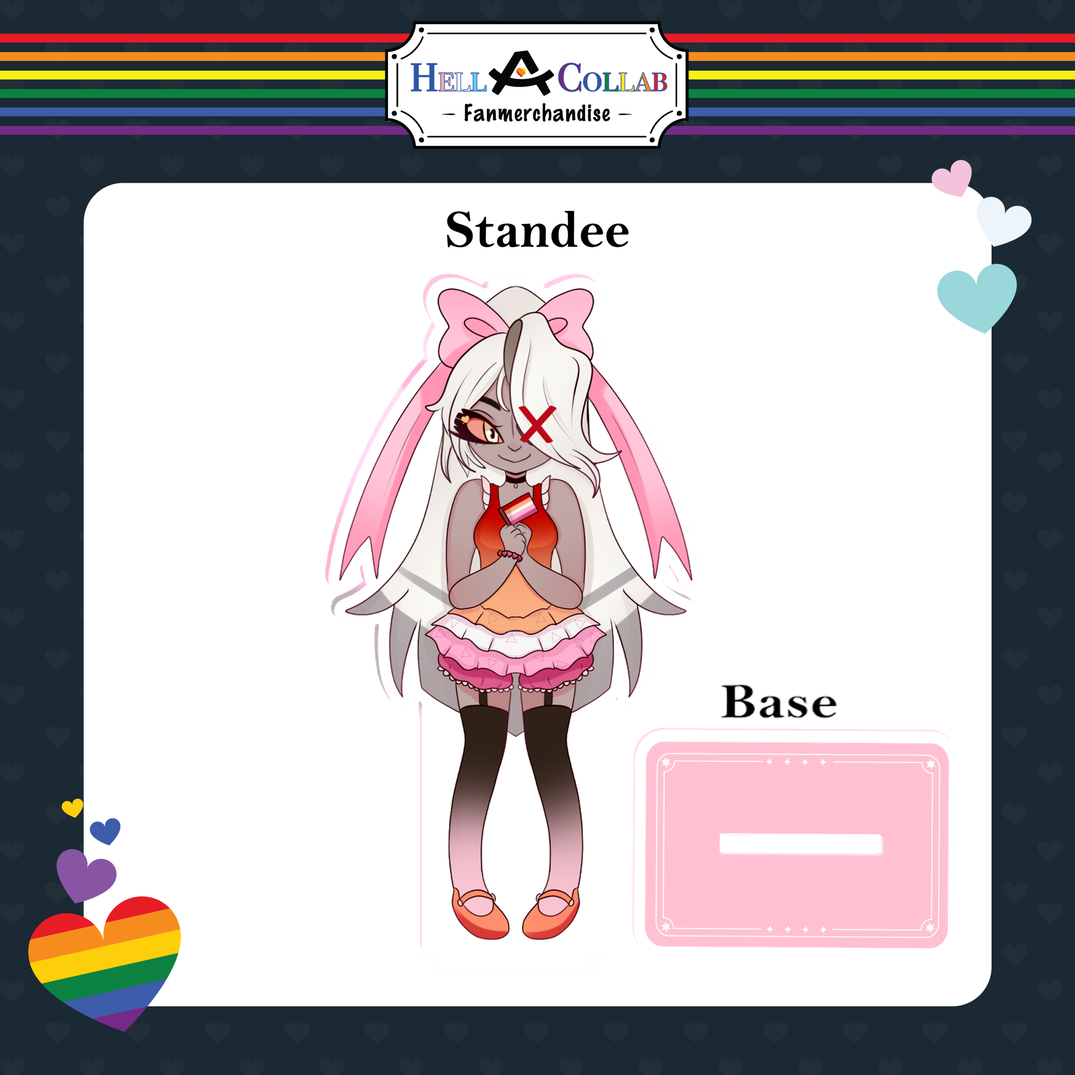 Vaggi standee || Hell-a-Collab Pride Collection 