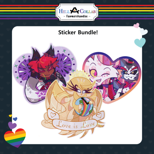 Hazbin Pride Sticker Bundle!