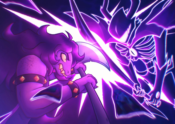 Susie vs The Roaring Knight Print