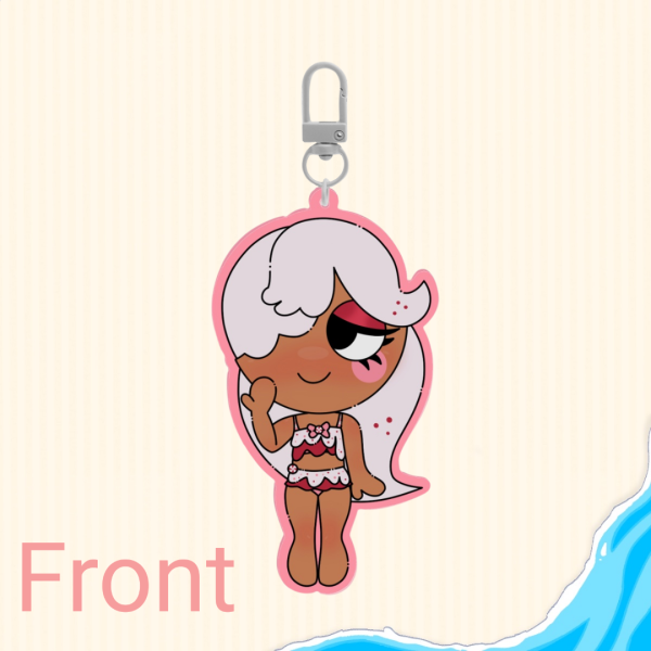 Summer in Gardenview Ginger Acrylic Keychain