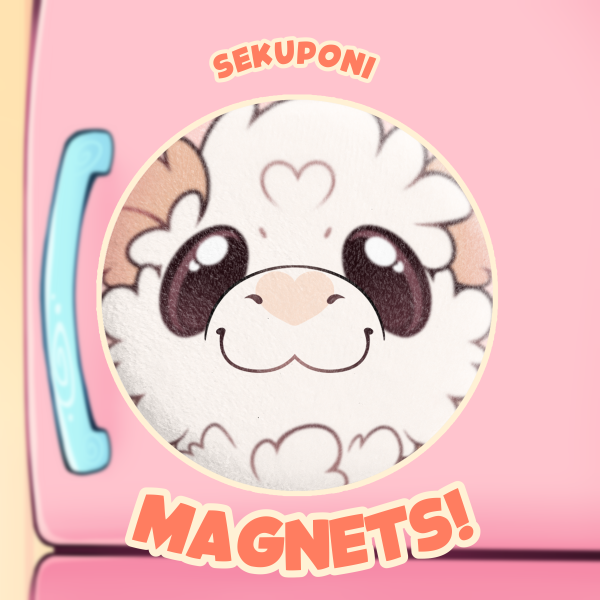 Sniffin' Lovebug Booper Squish Magnet