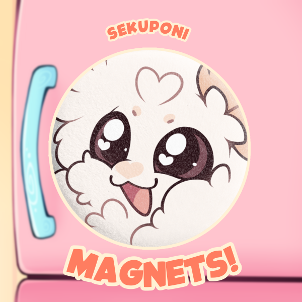 Happy Lovebug Squish Magnet