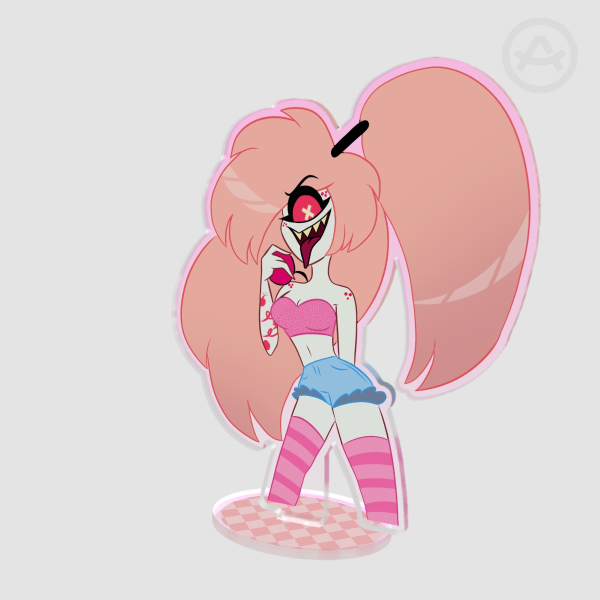 Cherri Bomb Colored Edge Acrylic Standees