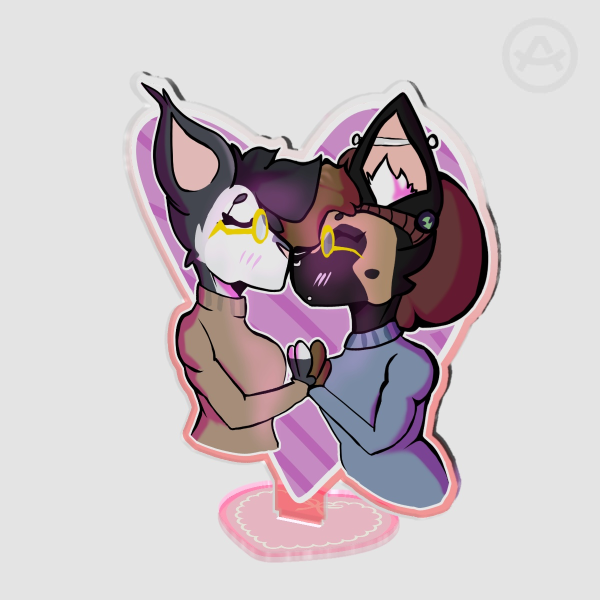 Bahari x Sahra Yuri Colored Edge Acrylic Standees